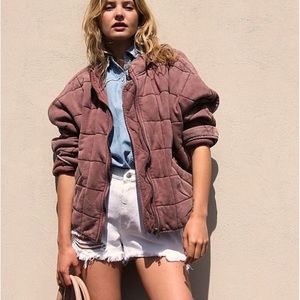 Free people Quilted Dolman Jacket